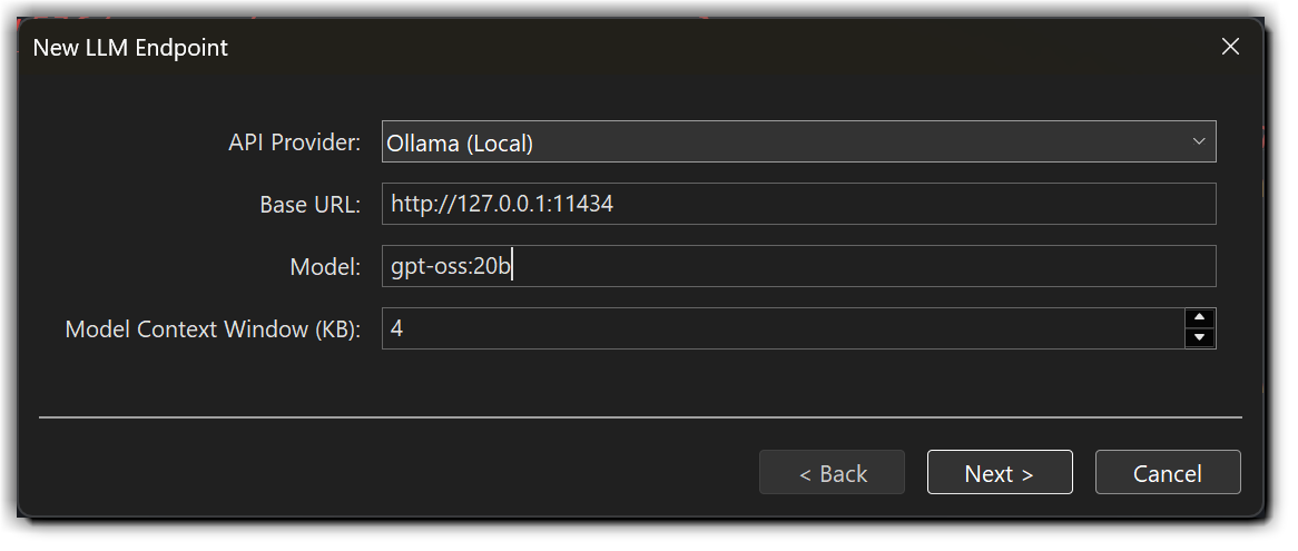 Wizard – Step 1